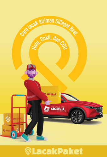 Cara lacak kiriman SiCepat Best, Halu, Gokil, dan COD